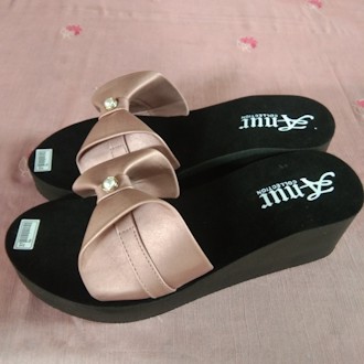 ANUR-sendal slop wanita sendal wedges terbaru