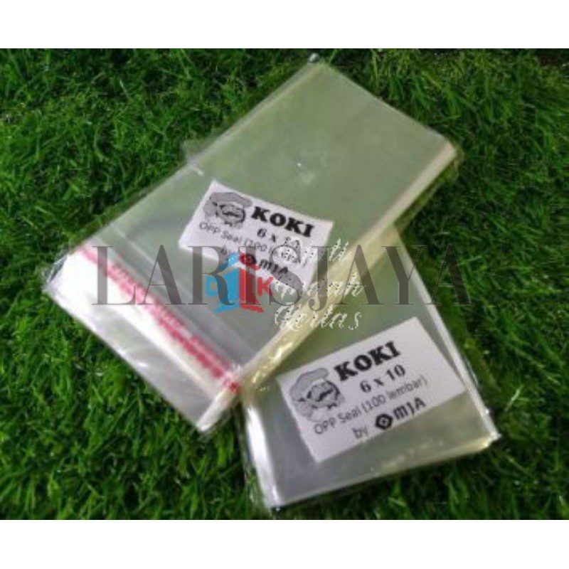 

POTONGAN HARGA!!! Plastik OPP 6x10 cm Seal/Lem 1 pack isi 1000 Lembar