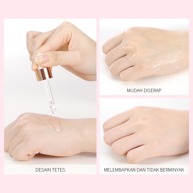 LAIKOU Sakura Serum Peremajaan Untuk Kulit Kusan dan Berminyak 30ml