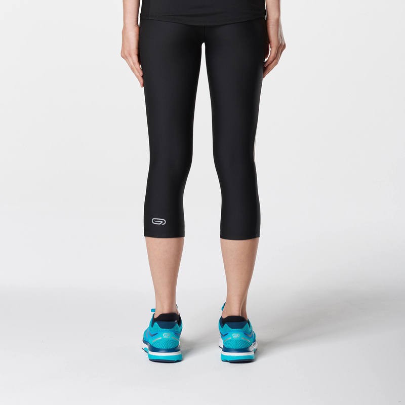 KALENJI Celana Ketat Legging Wanita 3/4 atau 7/8 Olahraga Lari