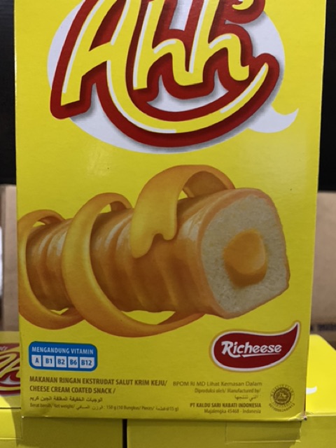 Nabati Ahh 1 Box isi 10 Pcs X 15 Gram. Eceran 1000