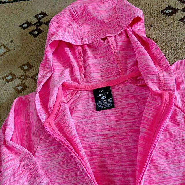 HOODIE NIKE KIDS DRI-FIT PINK