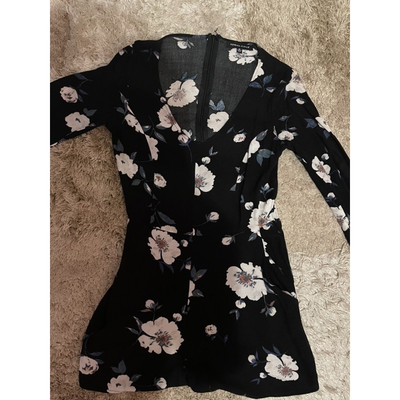 Kendall & Kylie mini black jumpsuit