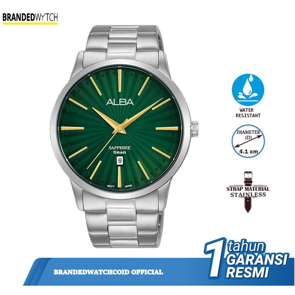 Jam Tangan Alba Pria AG8K91X5 Original Alba AG8K91 Diameter 4,1 cm