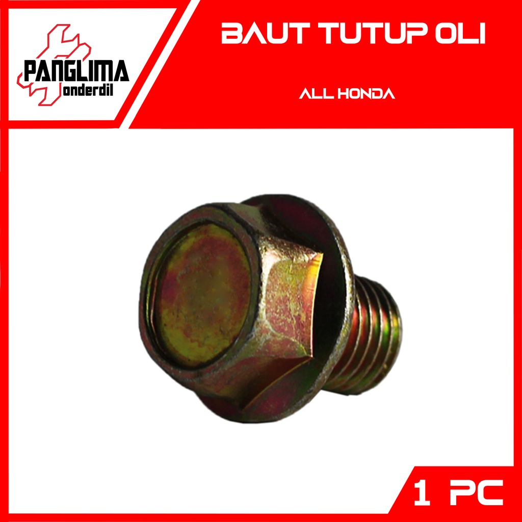 Baut Tutup Oli Mesin All Honda Beat &amp; Vario &amp; Scoopy &amp; Supra X 125-Fit &amp; Spacy &amp; PCX