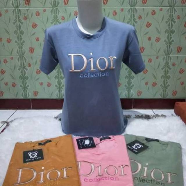 T_shirt wanita import/ kaos wanita import/ kaos Dior Import/ kaos bordil