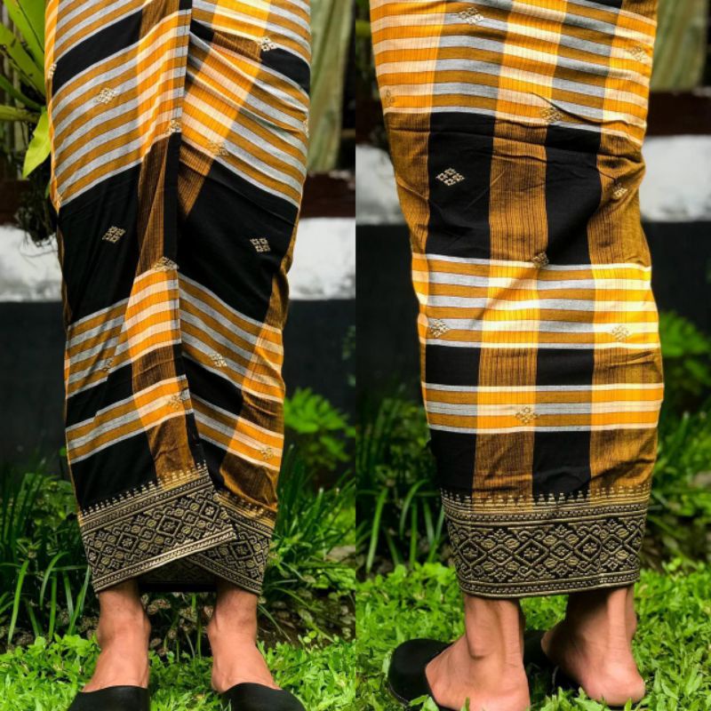 Saput endek bordir pakaian adat Bali Pria