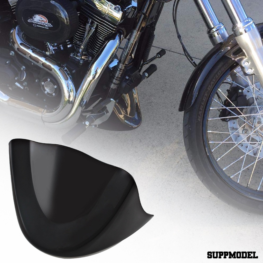 SPM Matte Black Front Spoiler Lower Chin Fairing Reliable Engine Cover for FXDL FXD FXDB 06-17