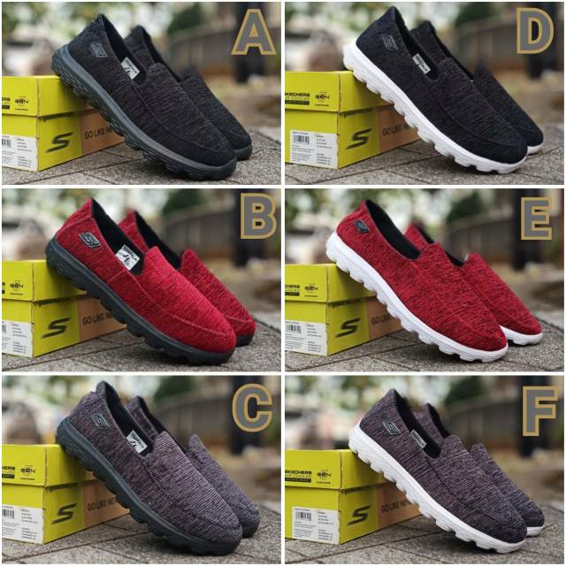 Masih Harga Promo! Skechers Slip On for Men , Free Kaos Kaki