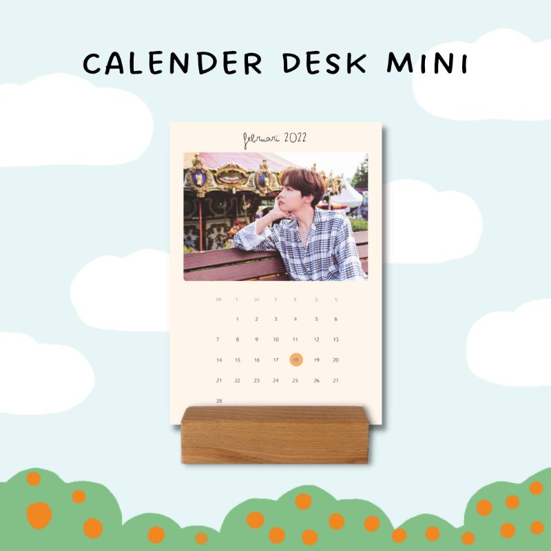 

KALENDER 2022 DESK MINI BTS FREE PENYANGGA
