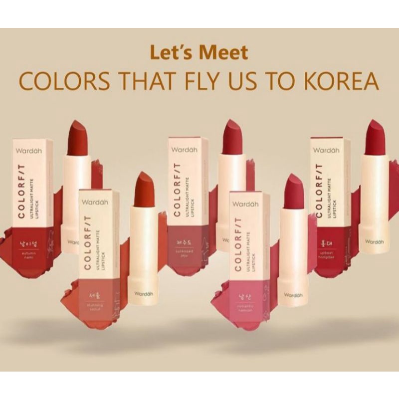 Wardah lipstick ultralight korean