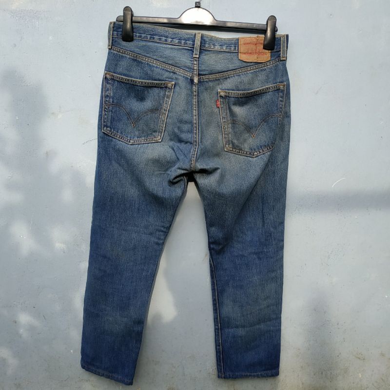 celana denim levis 501 second preloved