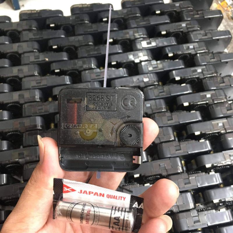 mesin jam dinding sweep 3268+jarum dan baterai panasonic
