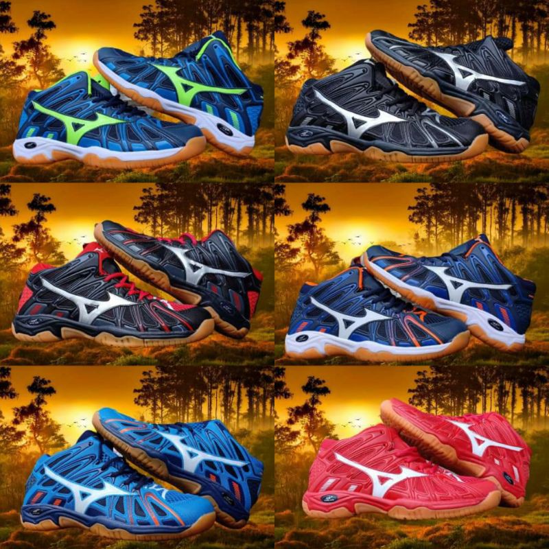  Sepatu  volley Mizuno tornado x2 impor premium vietnam 