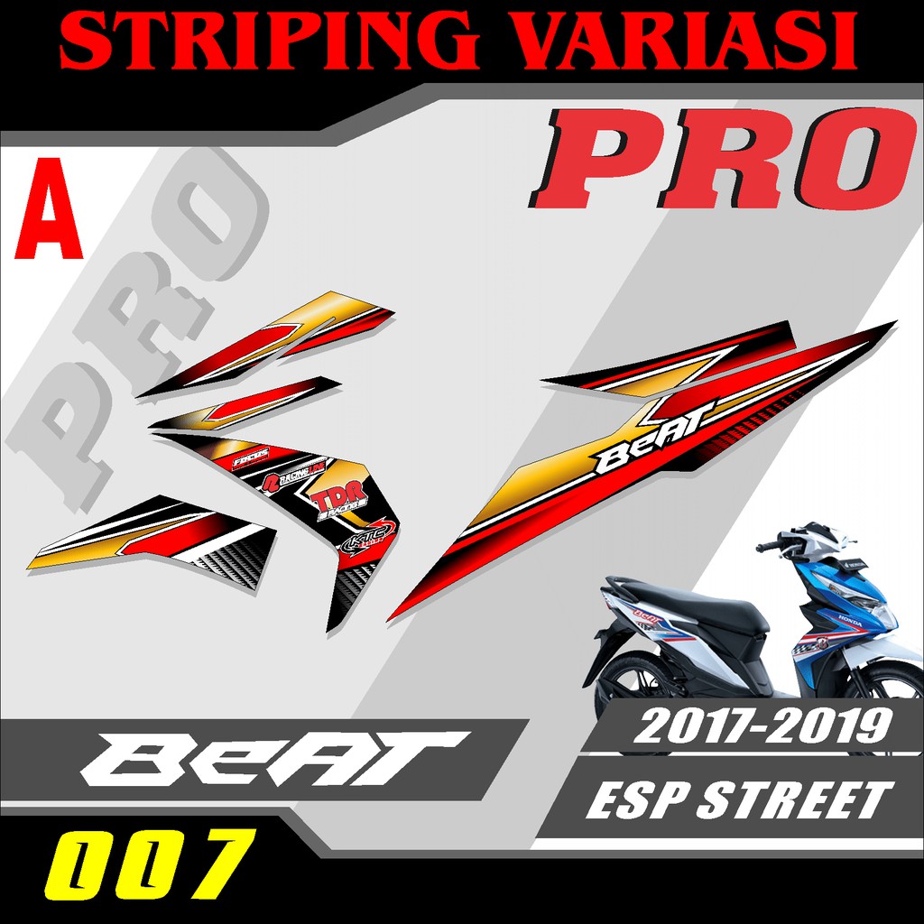 striping beat esp street | striping variasi beat street | stiker beat/sticker beat street | beat str