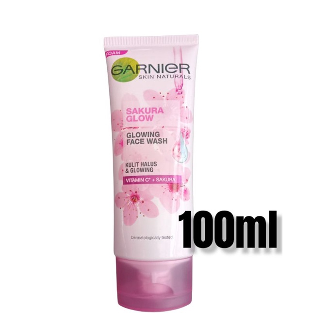 Facial Foam Sabun Wajah Garnier Sakura White 100ml
