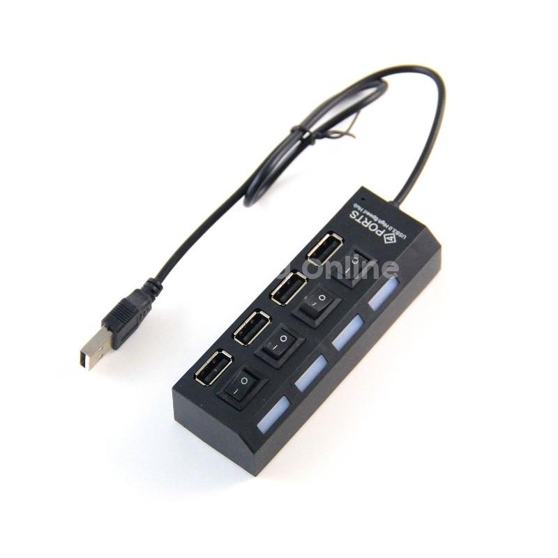 USB HUB MURAH USB 2.0 ISI 4 PORT USB-TERMINAL USB ISI 4 PORT UKURAN 2.0 MURAH TERBARU - TEKNO KITA