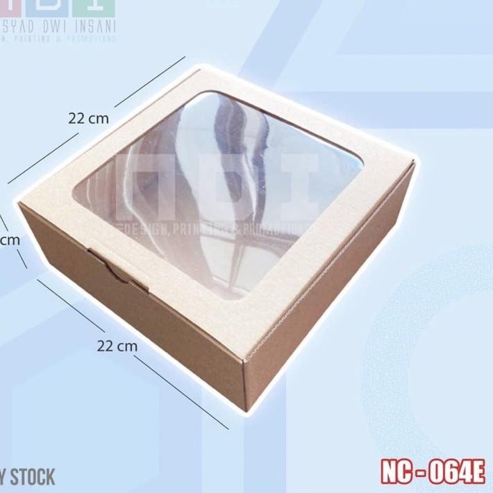 

♬ DUS BOX CORRUGATED + MIKA 1 PAK (ISI 20pcs) Uk. 22x22x8cm ♚