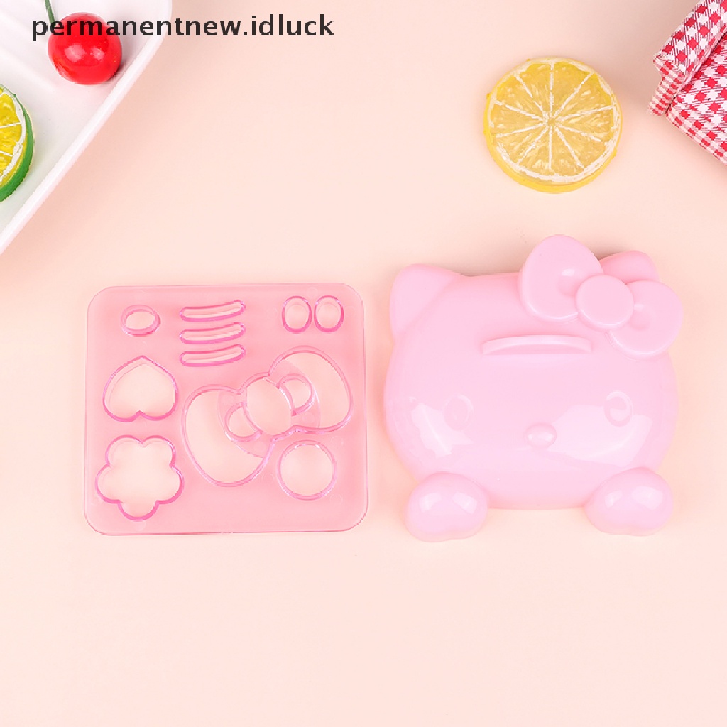 1 Pc Cetakan Nasi Bentuk Kucing 3D Untuk Membuat Bento Sushi