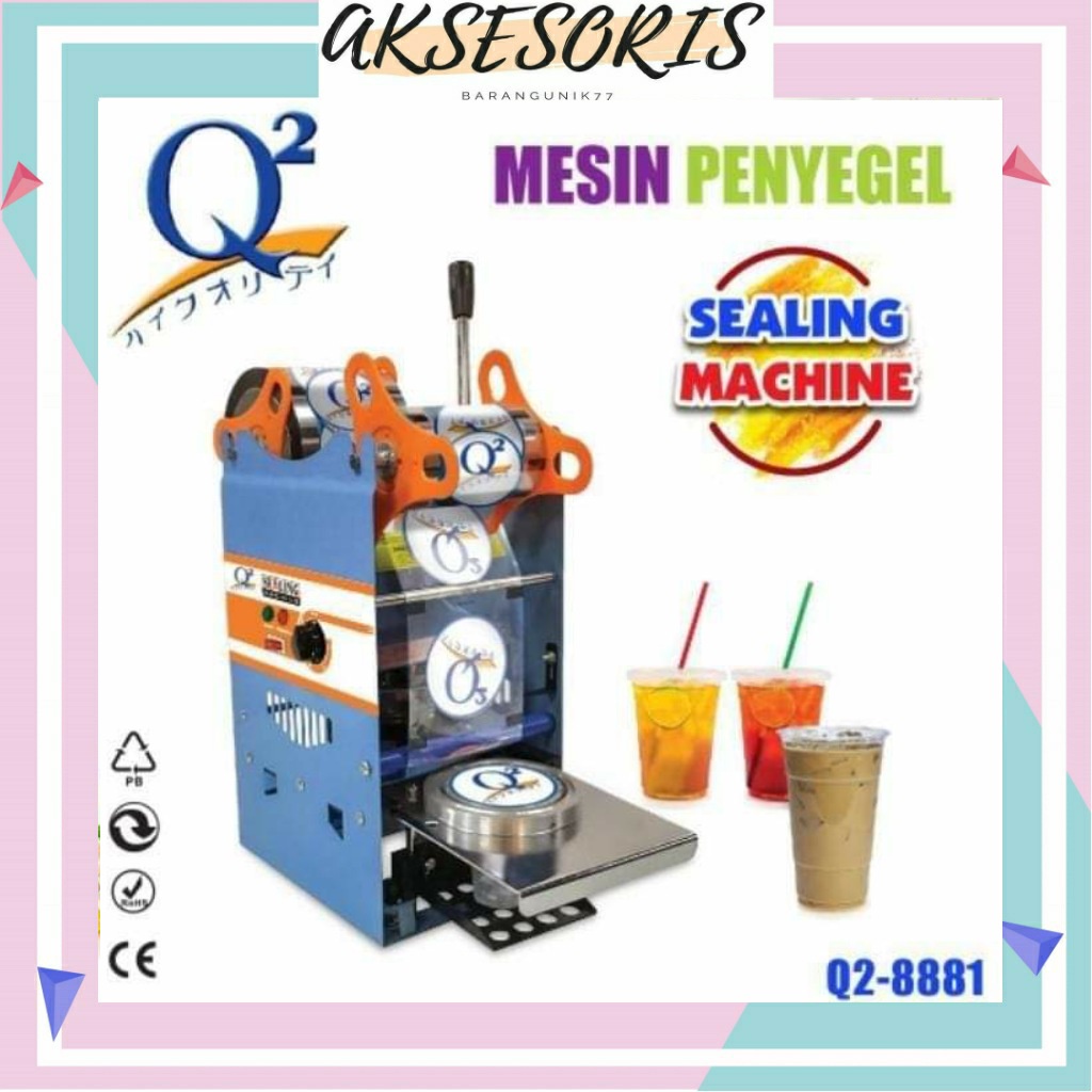 CUP SEALER / SEALING MACHIME CUP SEALER Q2 8881/ CUP SEALER 12 0Z SAMPAI 16 0Z/ CUP SEALER Q2