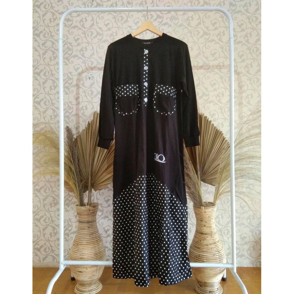 Gamis Zolaqu ORI Polkadot Trendy Murah