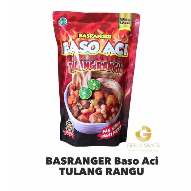 Baso Aci Basranger Tulang Rangu Pedas Extra Jeruk Limau 200 g