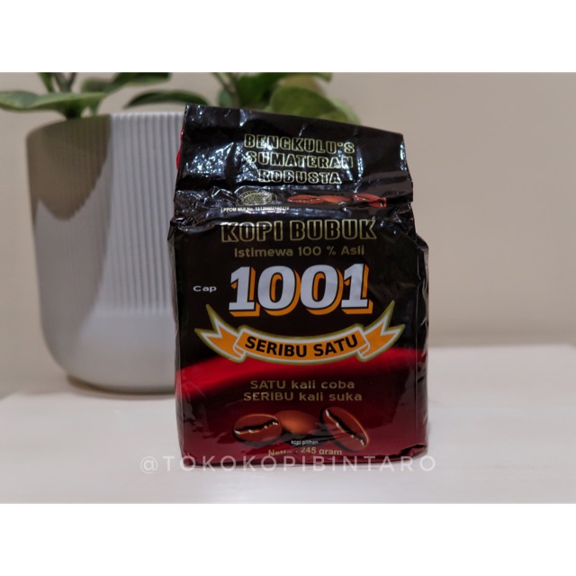 

KOPI 1001 ROBUSTA KHAS BENGKULU 250 GRAM