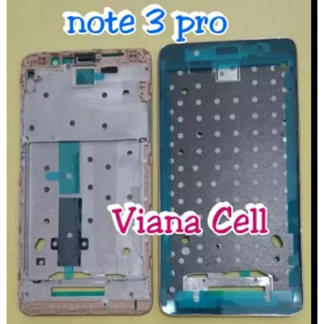 FRAME LCD BAZELL BAZEL TULANG TENGAH TATAKAN RANGKA KERANGKA CASING HP XIAOMI REDMI NOTE 3 PRO