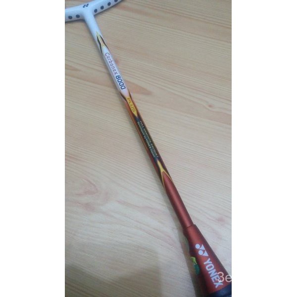 Unique YONEX carbonex 8000 original badminton Racket plus DiscountpengirimanbebasDiimpor dengan pake
