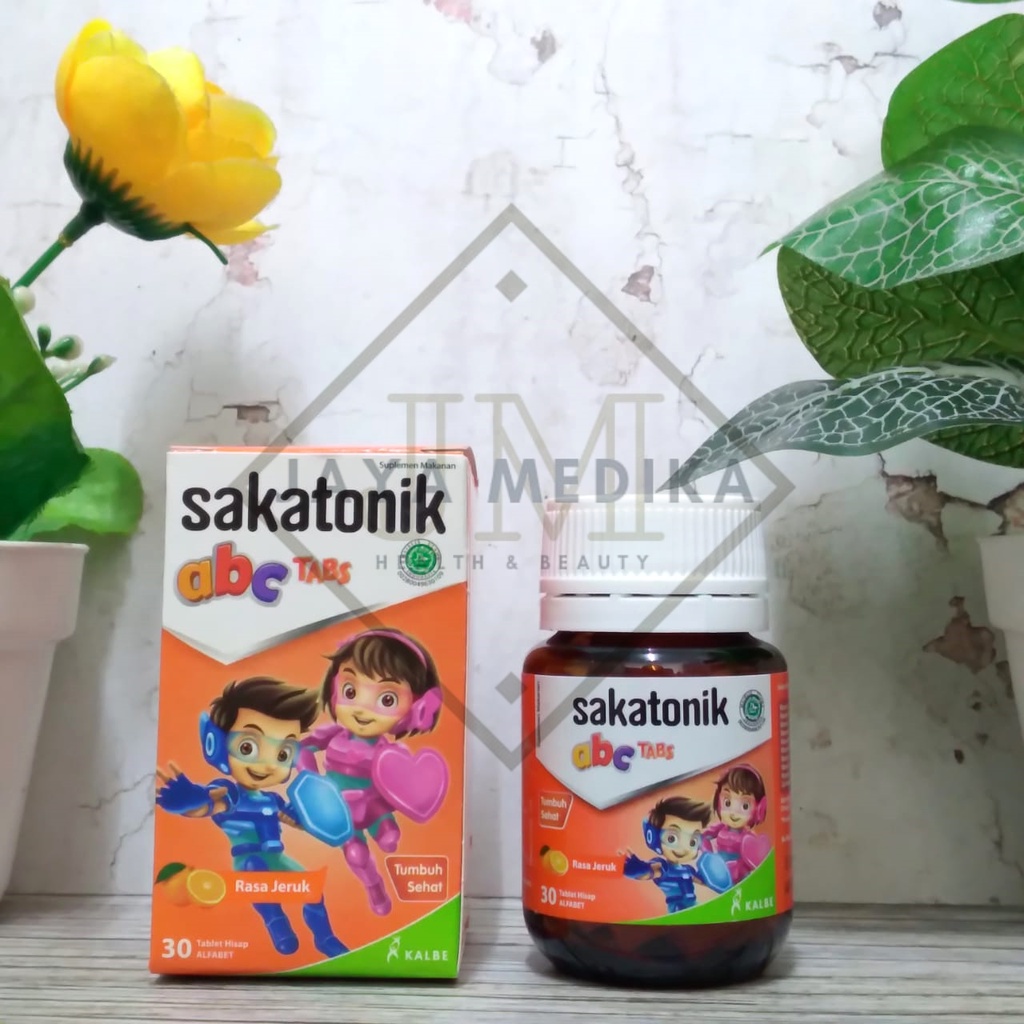 Sakatonik ABC Rasa Jeruk Isi 30 Tablet - Vitamin Anak