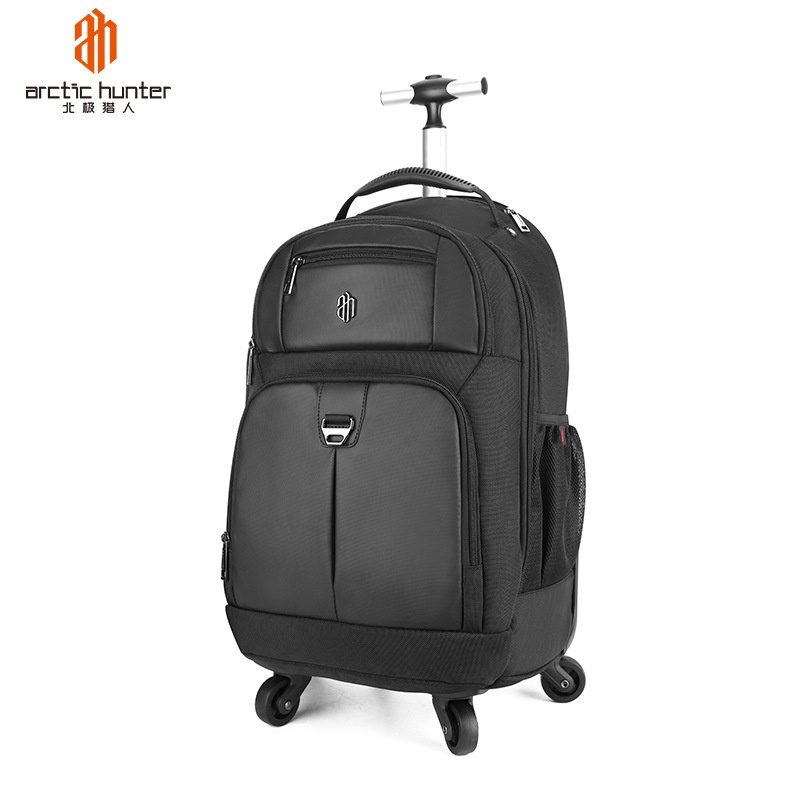 Multifungsi Tas Troli Kapasitas Besar Drawbar Ransel Troli Ransel Travel Penggunaan Ganda Tas Troli