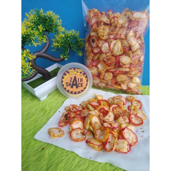 

Krupuk seblak kencur kemasan 250gr