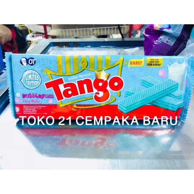 Tango Wafer BUBBLEGUM 124 gram | Kue Biskuit Tango Murah Promo 124 gr