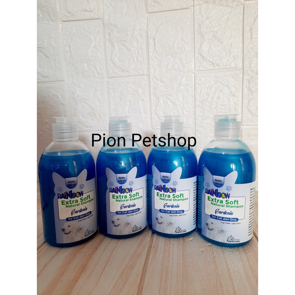 Rainbow Extra Soft Natural Shampo 250ml For Cat and Dog Tutup Ulir