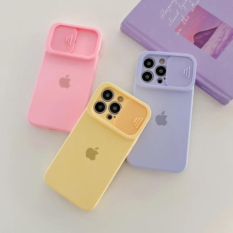 IPHONE 11 12 13 PRO MAX SOFT CASE SILICONE MICROFIBER KAMERA GESER