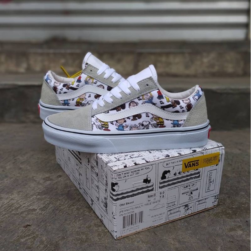 VANS Old Skool Peanuts Multi True White