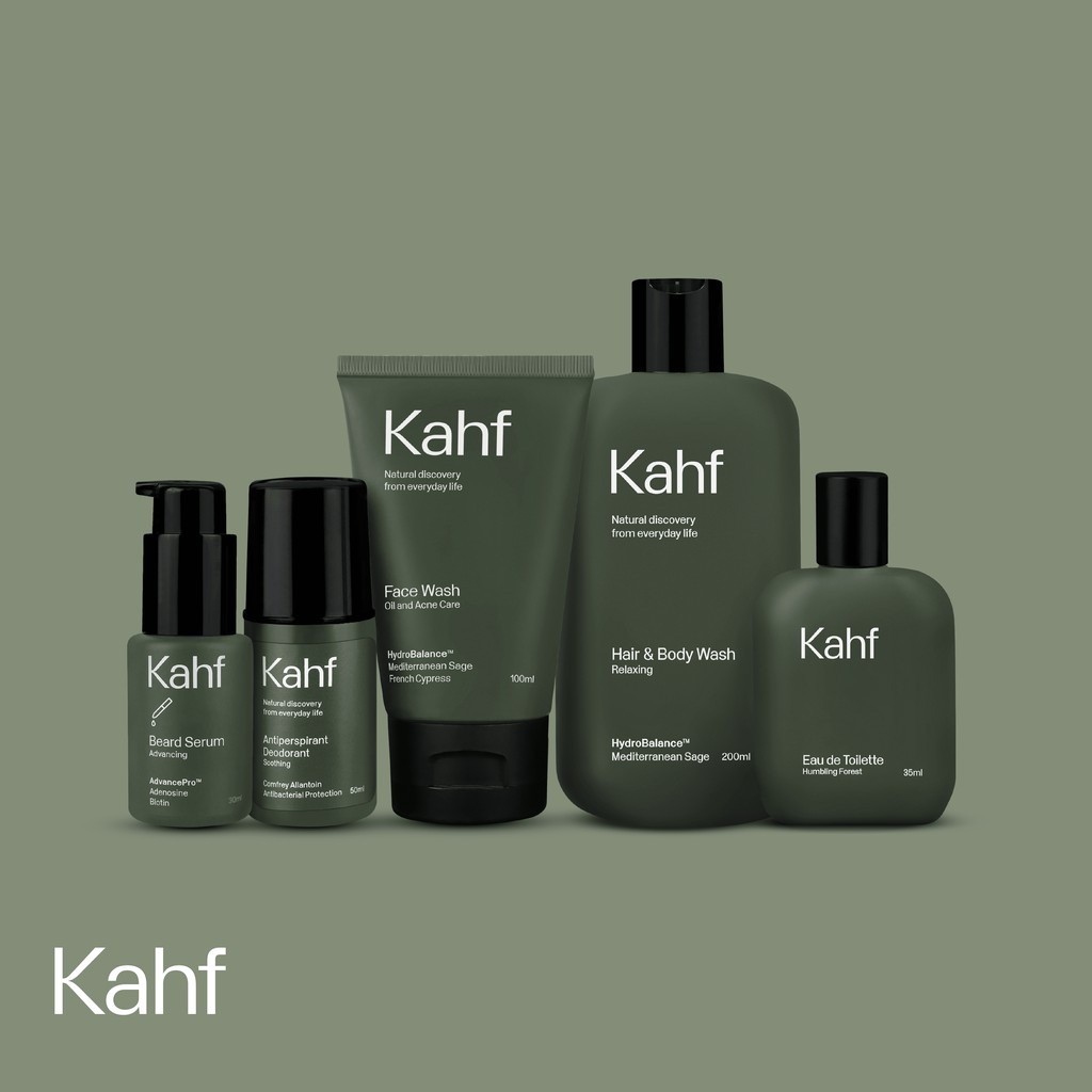 KAHF Men Series | Body Wash | Deodorant | Face Wash | Serum Penumbuh Janggut | Beard Oil by AILIN