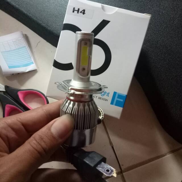 Lampu LED C6 Soket H4
