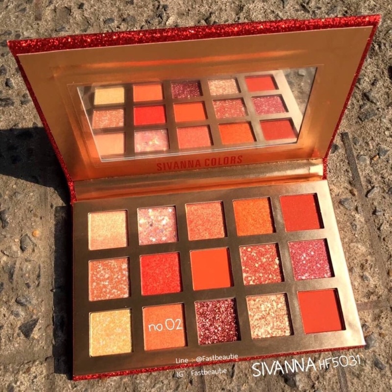 SIVANNA COLOR LUCKY PRETTY EYESHADOW PALETTE : HF5031