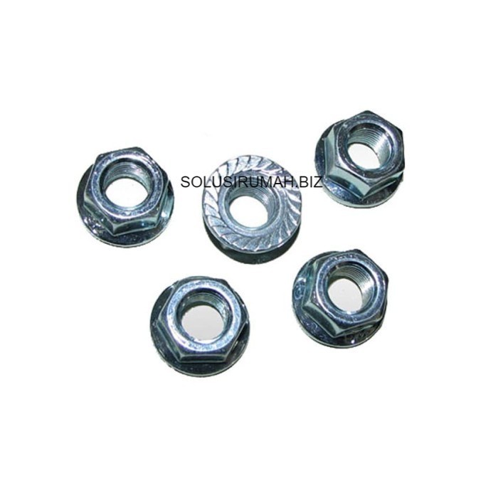 M6 Mur Flange 1pcs Nut Topi Kunci 10 warna random m 6 6mm