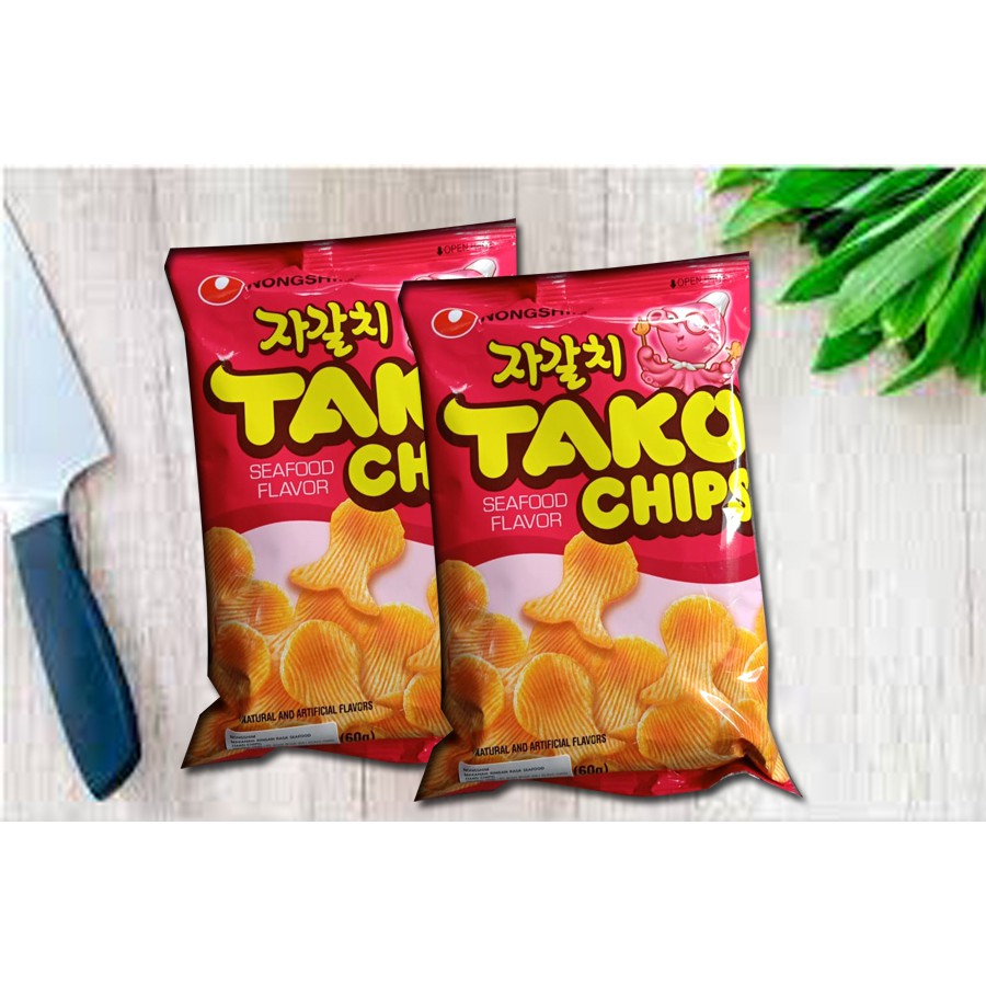 

Nongshim Tako Chips rasa seafood