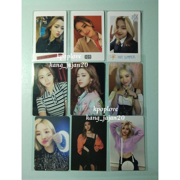 PC/PHOTHOCARD RYUJIN CSI Itzy,Ringlight,Case,Pola nbd July