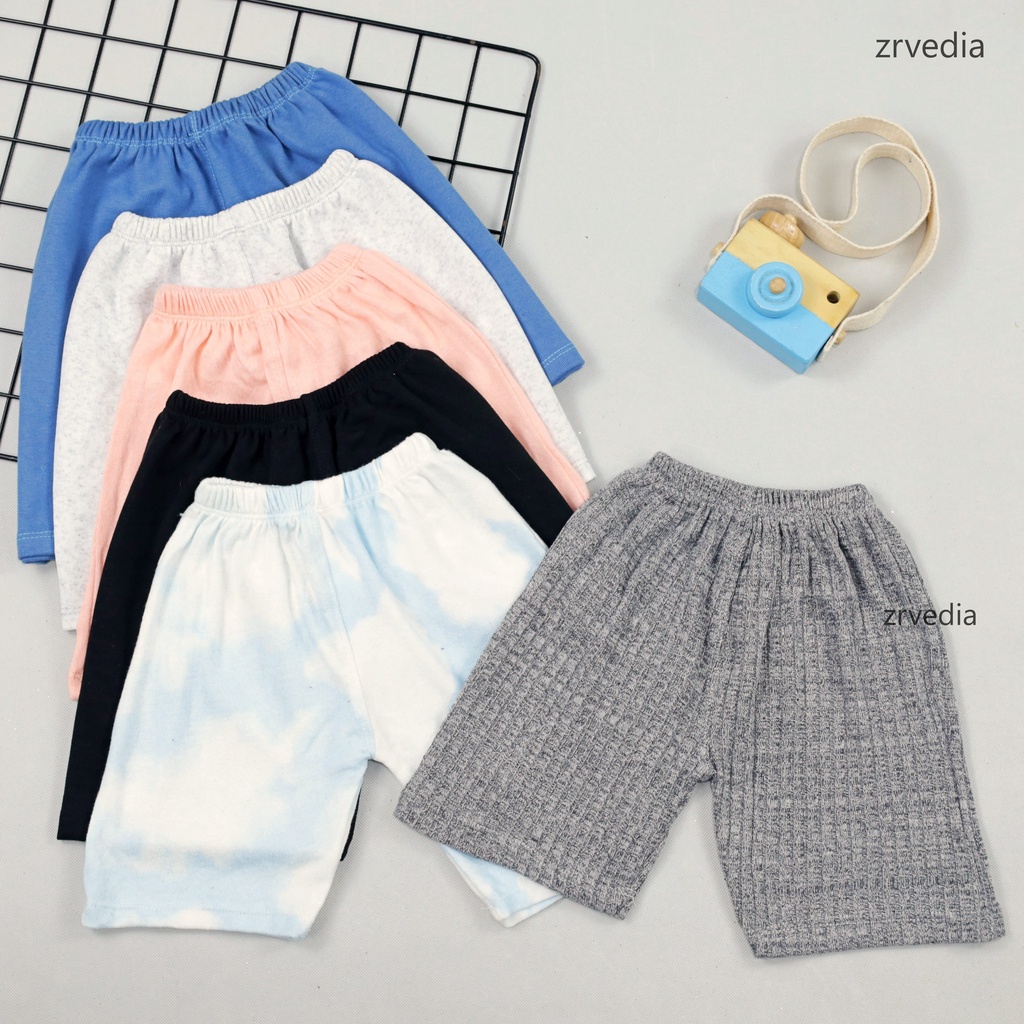 (IMPORT) Celana Short Knit uk 6-10 Tahun / Polos Pendek Pants Dalaman Cotton Good Quality Anak Perempuan Ketat Kiosbalitaaprillia