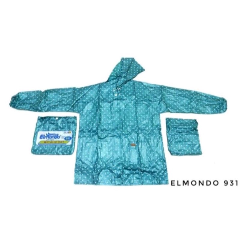 Jas Hujan Jaket Celana Elmondo Polkadot 931