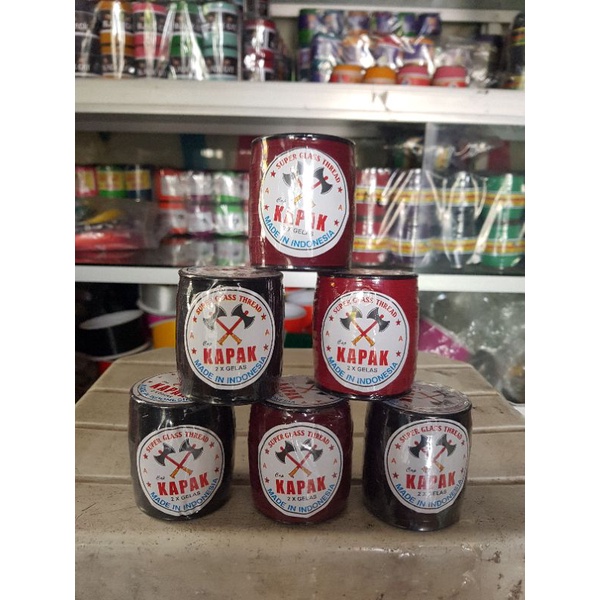 Benang gelasan molor Cap KAPAK 2000yar original By.AA prima (Free pelindung jari)
