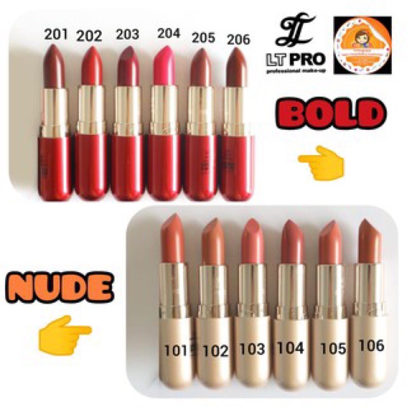 Lt Pro Lipstik Bold/Nude