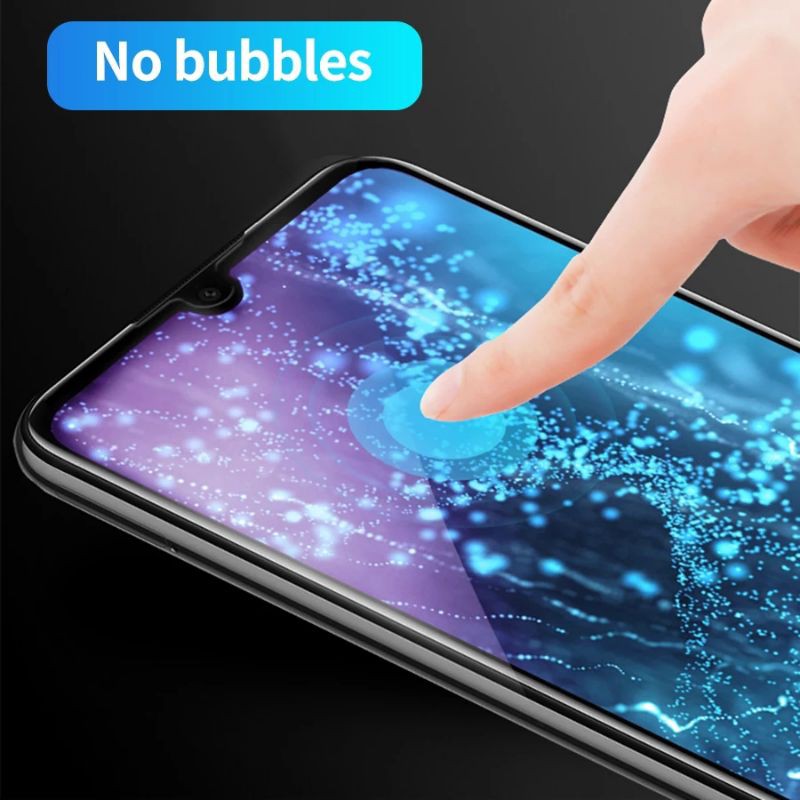 2in1- Tempered Glass Anti Blue Light Realme 5 - Tg Anti Gores Blue Radiasi Realmi 5 Full Layar