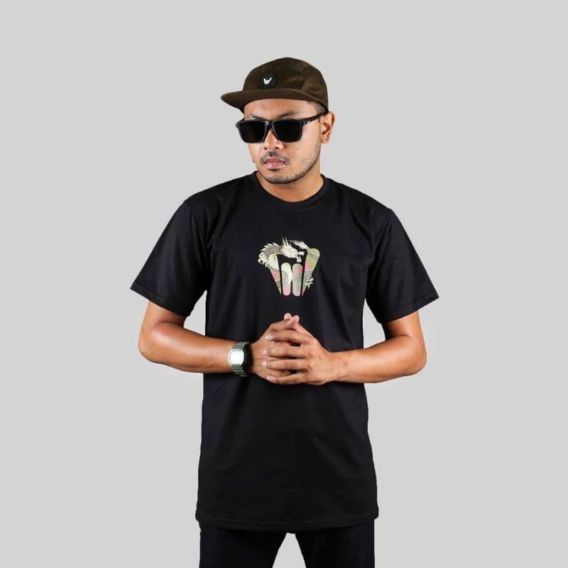 Kaos Distro Mayhem Apparel Hitam Bali