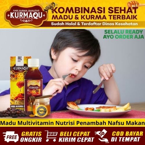 Penambah Nafsu Makan Berat Badan, meningkatkan nafsu makan anak KURMAQU Isi 350ml