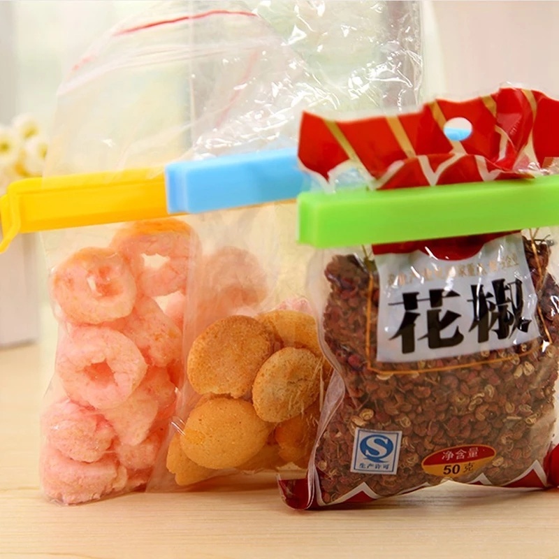 Klip Segel Kantong Snack Multifungsi Portable Anti Lembab Reusable Aksesoris Dapur